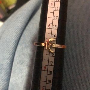 Size 7 moon ring